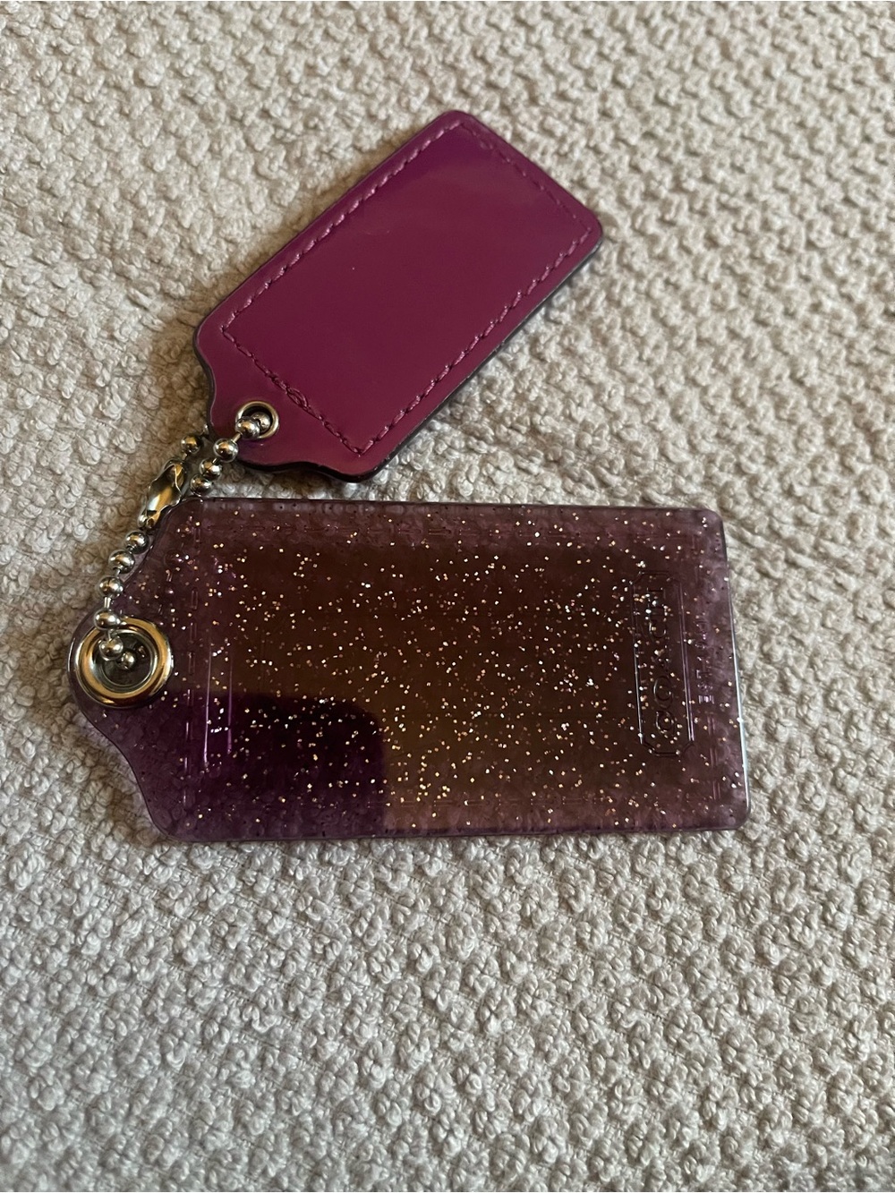 Choice of Coach Glitter & Leather Poppy Hangtags - Picture 5 of 6